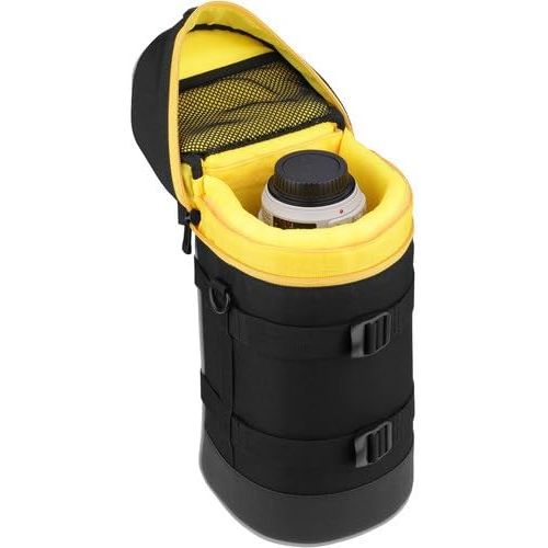  Ruggard Lens Case 12.0 x 5.0 (Black)(3 Pack)
