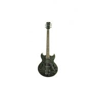 Unknown ivy IES-200 TBK Bigsby SG Solid-Body Electric Guitar, Trans Black