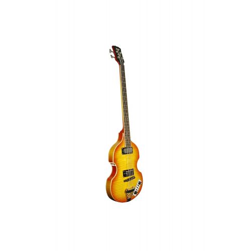  Unknown ivy IVB-500 CS Bass Solid-Body Electric Guitar, Cherry Sunburst