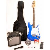 Unknown RST 34 EB Short Scale Blue Guitar Pack