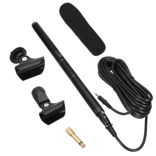  Unknown Camera Accessories Microphones - Arimic Professional Shotgun Interview Directional Condenser Microphone for DSLR DV Camcorders Video - 1 x Arimic Microphone 1 x Hot Shoe Stan