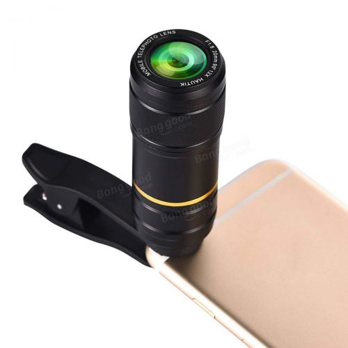  Unknown 5 in 1 198° Fisheye 0.6x Wide Angle 15x Macro 12x Lens CPL Polarizer for Smartphone - Mobile Photography Lenses -1 Set of Deluxe 5in1 Lens Kit