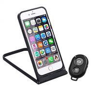 Unknown New R-just Case Aluminum bumper With Wireless Bluetooth Remote Shutter Lazy people Stand For iphone 6 Plus6s Plus - Black