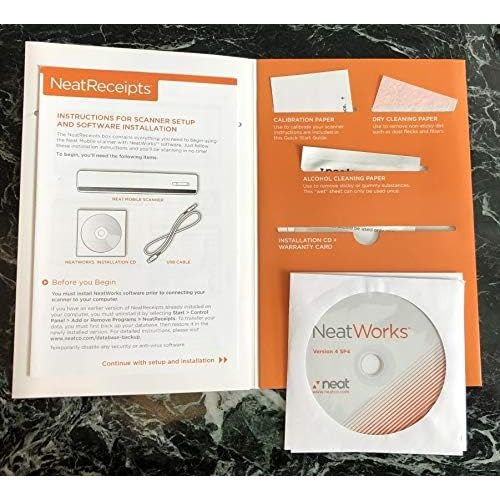  NeatReceipts Portable Mobile Sheetfed Scanner