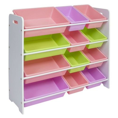  Unknown Toy Bin Organizer Kids Childrens Storage Box Playroom Bedroom Shelf Drawer