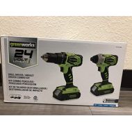 Unknown Greenworks CK24B220 24V Lithium MAX Drill Driver / Impact Driver Combo Kit