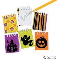 Unknown 24 Mini Iconic Halloween Spiral Notepads
