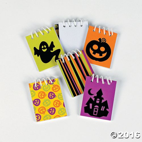  Unknown 24 Mini Iconic Halloween Spiral Notepads