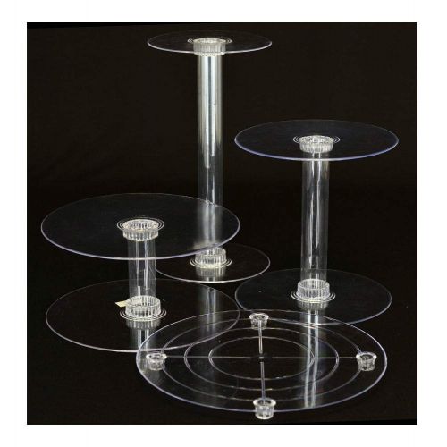  Unknown 4 TIER CASCADE WEDDING CAKE STAND (STYLE R400-A)