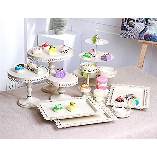  Unknown 12 PCS Wedding Decoration Dessert Tray Cake Stand Holder Cupcake Pan Party#021300