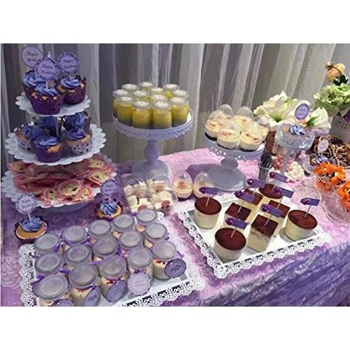  Unknown 12 PCS Wedding Decoration Dessert Tray Cake Stand Holder Cupcake Pan Party#021300