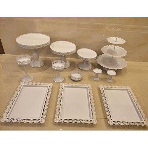  Unknown 12 PCS Wedding Decoration Dessert Tray Cake Stand Holder Cupcake Pan Party#021300