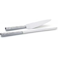 Unknown NCKS4 flatware-cake-knives, Silver With White