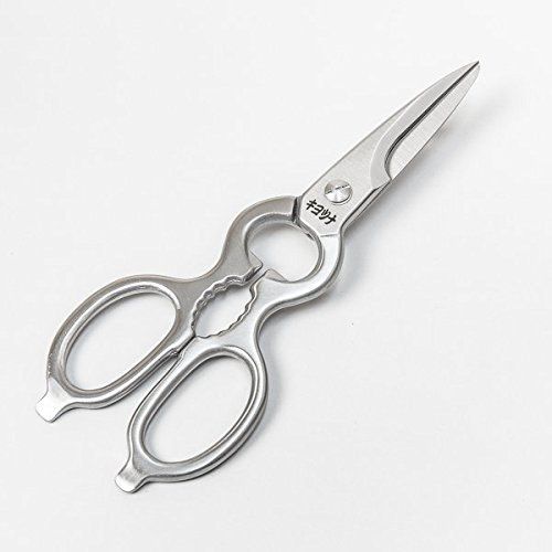  Unknown Chef kitchen scissors box of Kiyotsuna Silver stainless forging made in Japan