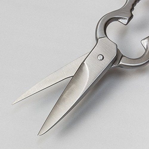 Unknown Chef kitchen scissors box of Kiyotsuna Silver stainless forging made in Japan