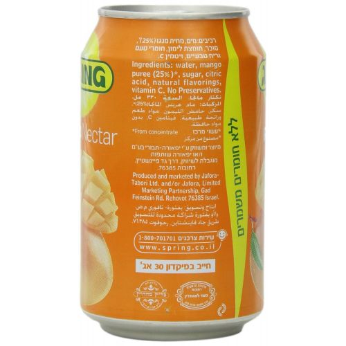  Unknown Spring Nectar, Mango, 11.2-Ounce Cans (Pack of 24)