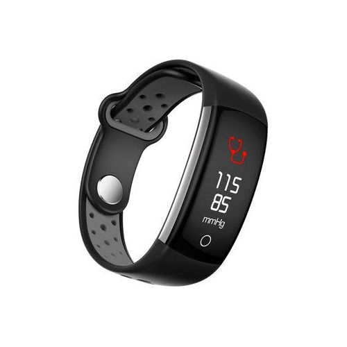  Unknown Q6 0.96inch IP68 Blood Pressure Heart Rate Monitor Fitness Tracker Bluetooth Smart Wristband - Smart Watch & Band Smart Wristband - (Red)