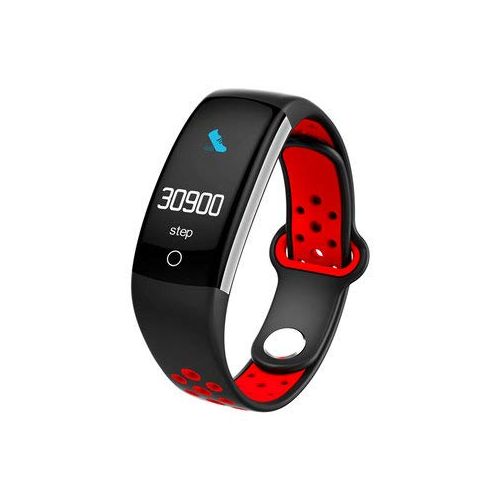  Unknown Q6 0.96inch IP68 Blood Pressure Heart Rate Monitor Fitness Tracker Bluetooth Smart Wristband - Smart Watch & Band Smart Wristband - (Red)