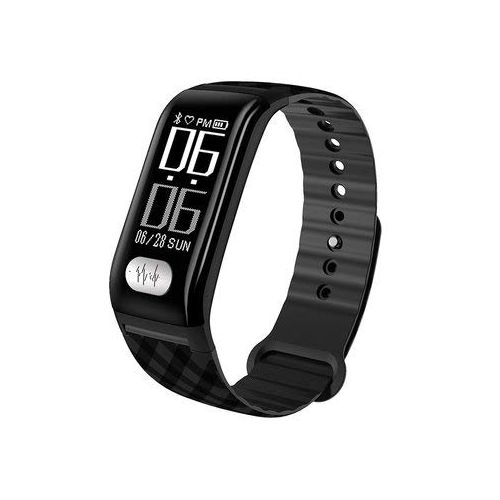  Unknown H777plus 0.96 OLED IP67 Waterproof Smart Bracelet Heart Rate Blood Pressure EKG(ECG) Monitor Smart Watch - Sport Smart Watches - (Black)