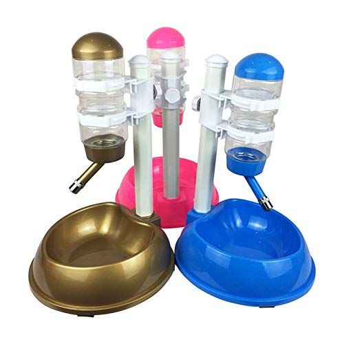  Unknown Bowl Stand - 1pc Dog Cat Food Bowl Water Dispenser Stand Feeder Bottle Plastic Drinking Fountain Dish Pet 500ml - Elevated Water Drawers Bowls Large Area Down Indicator Container P