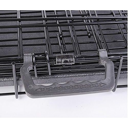  Unknown 30 2 Doors Wire Folding Pet Crate Dog Cat Cage Suitcase Kennel Playpen w/ Tray