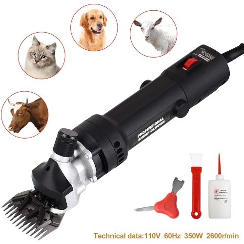  Unknown 350W Electric Shears Clippers Goat Sheep Animal Shave Grooming Farm Supplies