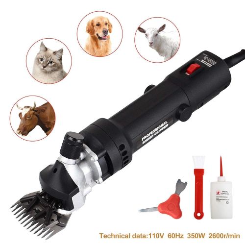  Unknown 350W Electric Shears Clippers Goat Sheep Animal Shave Grooming Farm Supplies