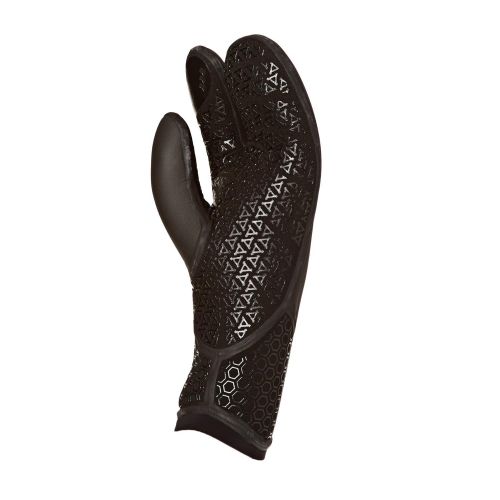  Unknown Xcel Drylock 5mm Texture Skin 3 Finger Glove Fall 2017, Black, Small