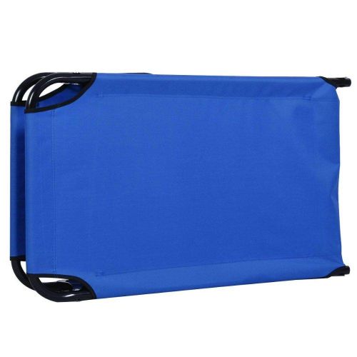  Unknown Blue Folding Camping Bed Outdoor Portable Military Cot Sleeping Hiking Travel