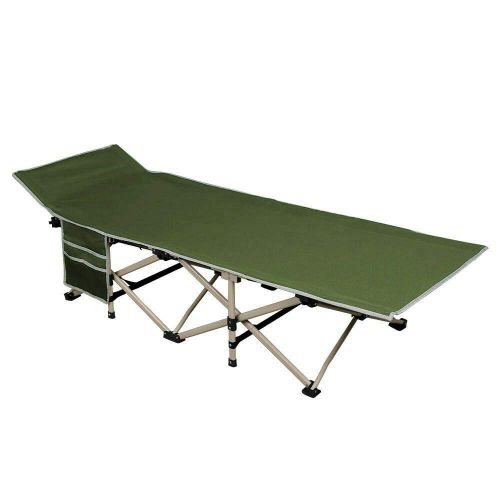  Unknown Folding Camping Bed Cot Outdoor Portable Military Sleeping Hiking Travel w/Bag