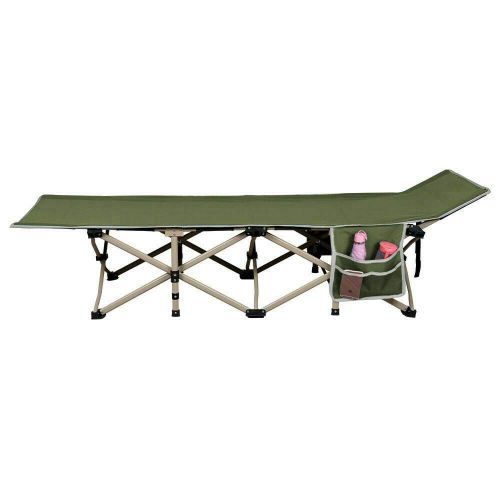  Unknown Folding Camping Bed Cot Outdoor Portable Military Sleeping Hiking Travel w/Bag