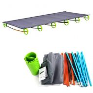 Unknown Outdoor Sleeping Folding Bed Ultralight Camping Bed Aluminium Alloy Cots -BM