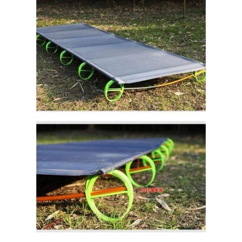  Unknown Outdoor Sleeping Folding Bed Ultralight Camping Bed Aluminium Alloy Cots -BM