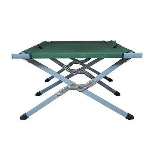  Unknown New Portable Folding Camping Cot with Carrying Bag Army Green