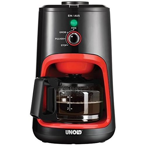  Unold UNOLD 28724 Kaffeeautomat, 0.6 L, 900 W, Schwarz/orange