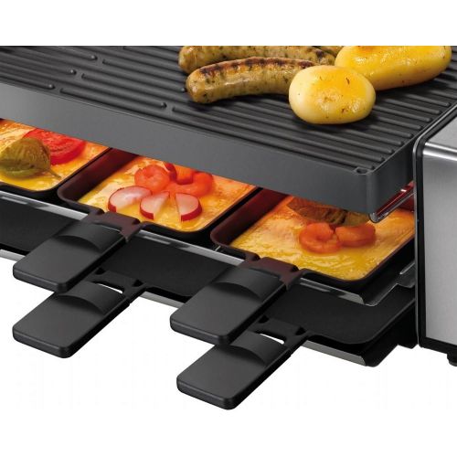  Unold 48735 Raclette Finesse / 1100 Watt / 8 Pfannchen