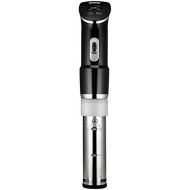 UNOLD 58915 STICK Time Sous Vide Garer fuer alle Toepfe ab 18 cm Hoehe, Temperaturgenauigkeit 0,2°C, einstellbar von 0  95°C, fuer bis zu 20l Wasser, 1.300 Watt, Edelstahl/schwarz, 13