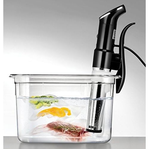  [아마존베스트]UNOLD 58915 STICK TIME Sous Vide cooker for all pots from 18 cm in height, temperature accuracy 0.2 °C, adjustable from 0 - 95 °C, for up to 20 L of water, 1,300 Watt, stainless st