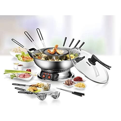  [아마존베스트]Unold Asia Fondue, 1950 W, Stainless Steel