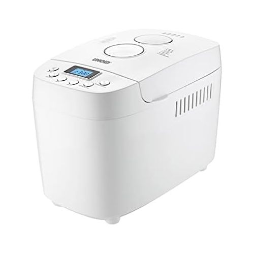  UNOLD Backmeister 68520 Big White for up to 1,500 g of bread, with 15 programs for gluten free bread, timer function, ware holding function, LCD display, White