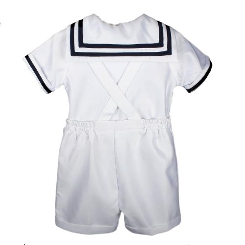  Unotux Sailor Shorts Suit for Infant Toddler Boy Navy Outfits S M L XL 2T 3T 4T