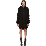 Unravel SSENSE Exclusive Black Hooded Dress