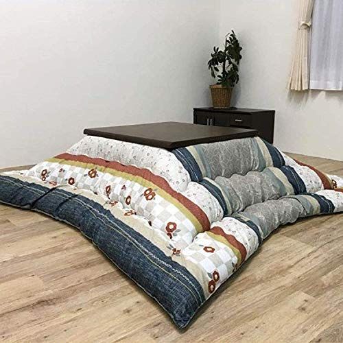  Unskrl Japanese kotatsu Table kotatsu Japanese Stove kotatsu Japanese Stove Winter Table Quilt Winter futon Wood Square Heating Thickening Stove