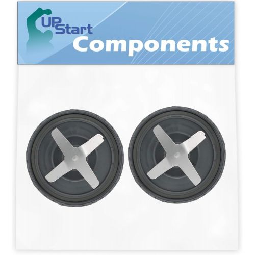  2 Pack UpStart Components Replacement Cross Blade, Extractor Blade for NutriBullet Pro 900w & NutriBullet Original 600w Blenders