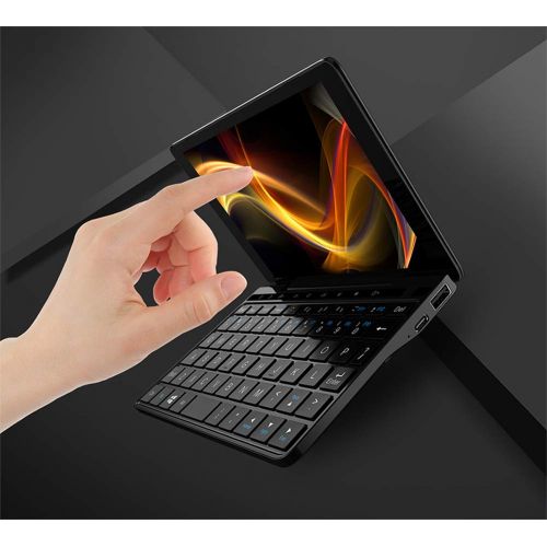  LANRUO GPD Pocket 2 [Amber Black] 7 Touch Screen Windows 10 Mini Portable Laptop UMPC Tablet PC CPU Intel Celeron Processor 3965Y lntel HD Graphics 615 4GB RAM128GB Storage