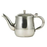 Update International 10 oz. (Ounce) Gooseneck Single-Serving Teapot, 18/8 Gauge Stainless Steel Set of 6