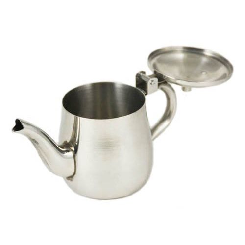  Update International 10 oz. (Ounce) Gooseneck Single-Serving Teapot, 18/8 Gauge Stainless Steel Set of 6