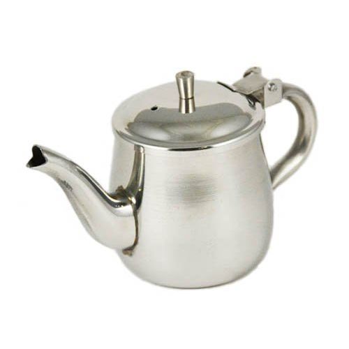  Update International 10 oz. (Ounce) Gooseneck Single-Serving Teapot, 18/8 Gauge Stainless Steel Set of 6