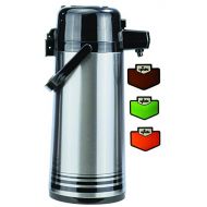 Update International (NPD-25-BK/SF) 2.5 L Stainless Steel Button-Top Air Pot