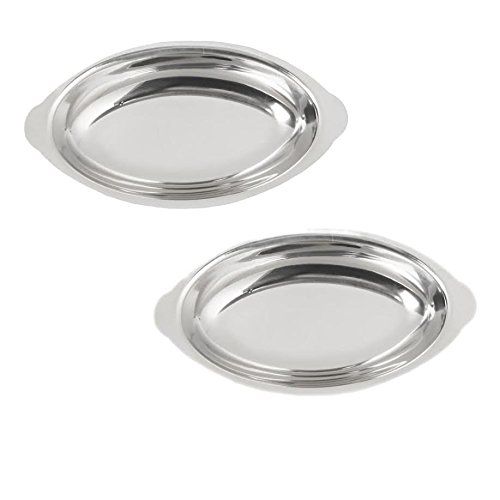  Update International Stainless Steel Scoups Set of 2 12OZ